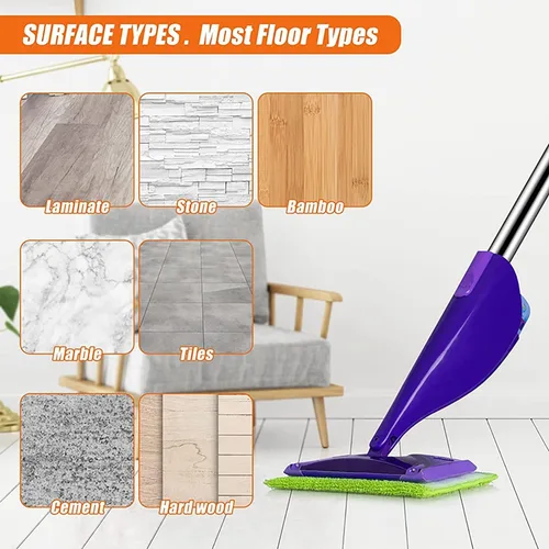 Miniatura 4 de 6 almohadillas de microfibra reutilizables para trapeador Swiffer WetJet