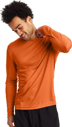 Miniatura 2 de Hanes Men's Long-Sleeve Performance T-Shirt Pack, 2-Pack, Cool DRI Moisture-Wicking Tees