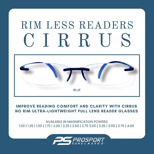 Miniatura 2 de proSPORT Lentes de lectura sin montura para lector de lentes completos, ultra ligeros, flexibles, para hombres y mujeres