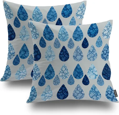 Miniatura 17 de Shrahala Abstract Art Modern Aesthetic Decorative Pillow Covers, Fluid Forms Minimalist Throw Pillow Cover Blended Hidden Zipper Cushion Cases for