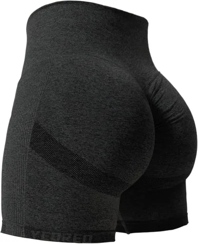YEOREO - Shorts de ciclismo para mujer, sin costuras, con cintura alta, para entrenamiento, yoga y gimnasio, estilizan tu figura