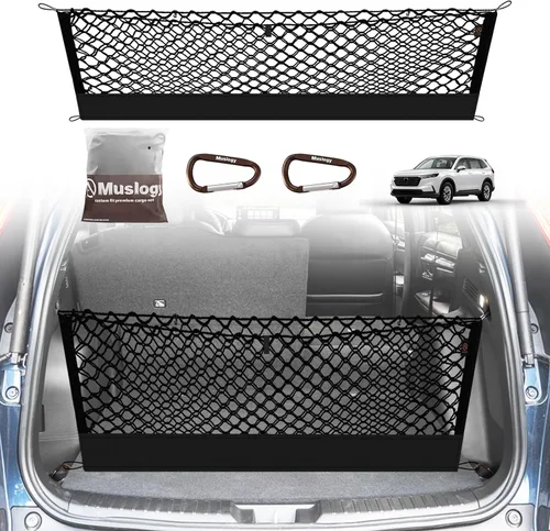 Miniatura 53 de Muslogy para Maverick - Accesorios de Red de Malla de Carga Extensible, Organizador de Maletero, Red de Malla Elástica para Cama de Carga