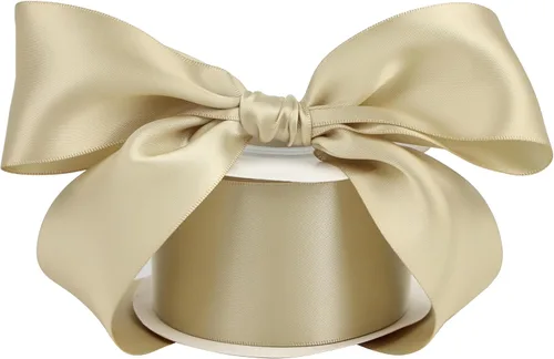 Miniatura 26 de Cinta de Cobre de 2 Pulgadas Cinta de Satén de Doble Cara Cinta de Cobre Gruesa para Envolver Regalos Decoración de Bodas Decoraciones de Ramo