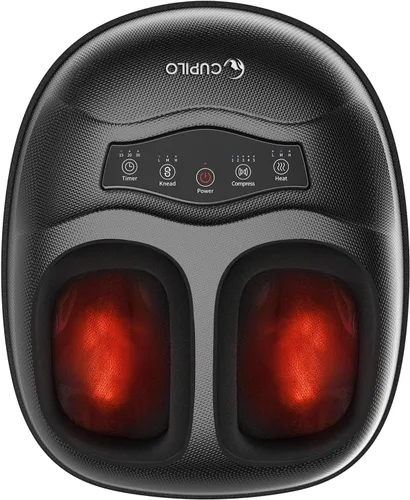 Miniatura 9 de CuPiLo Masajeador de Pies FSA con Calor y Control Remoto - Elegible para HSA, Masajeador de Pies para Fascitis Plantar y Neuropatía, Amasado