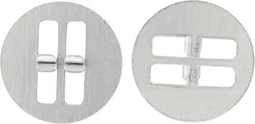 Miniatura 5 de Litoexpe 100 clips de mecha de madera, base redonda de mecha de vela, clip de base de mecha de metal, pestañas de sostenedor de mechas de madera