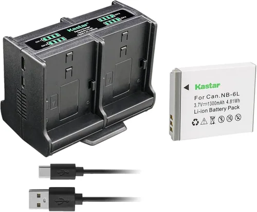 Miniatura 11 de Kastar Paquete de 4 baterías y cargador cuádruple compatible con NEZINI 2 modo de carga Mini cámara para niños, cámara digital para niños y niñas