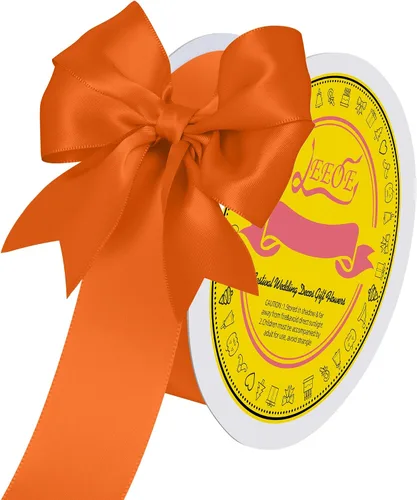 Miniatura 99 de Cinta de satén blanca antigua de doble cara de 1-1/2 pulgadas x 50 yardas, cinta de poliéster para envolver regalos, día de San Valentín, bodas