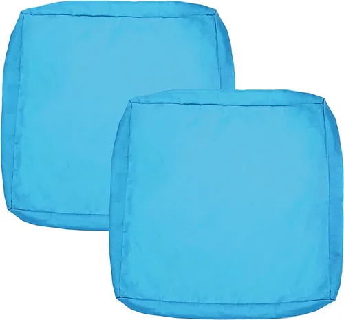 Miniatura 51 de Sqodok - Fundas para cojines de patio de 18 x 18, fundas impermeables para cojines de exterior de repuesto, 2 unidades, fundas para asientos