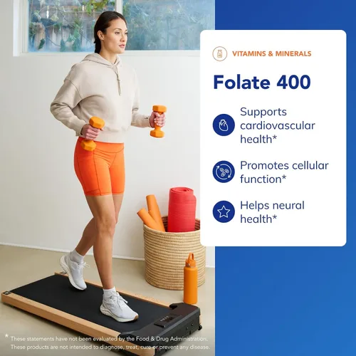 Miniatura 3 de Pure Encapsulations Folate 400 Suplemento de Metafolin L-5-MTHF para apoyar la salud cardiovascular, celular y neural* 90 cápsulas