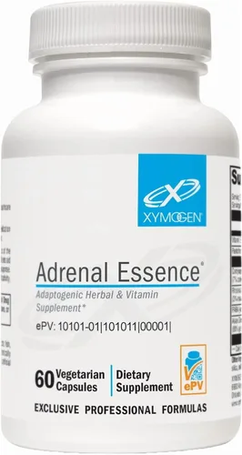 XYMOGEN Adrenal Essence - Suplemento de apoyo suprarrenal para niveles de energía saludables y función inmunológica* - Sin OMG, sin gluten, sin