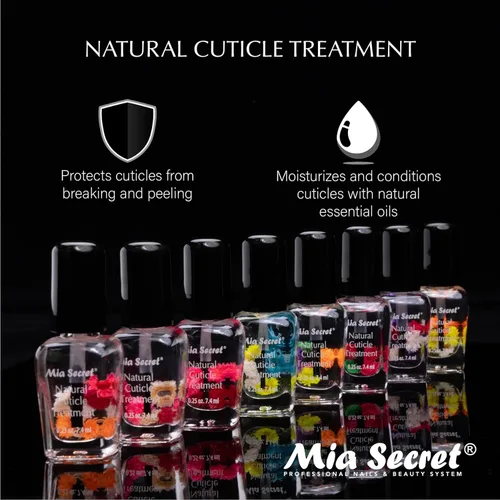 Miniatura 4 de Mia Secret Tratamiento de aceite para cutículas fabricado en Estados Unidos (rosa, 1/4 oz.)