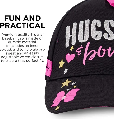Miniatura 4 de Nickelodeon JoJo Siwa Gorra de béisbol ajustable para niñas de 4 a 7 años
