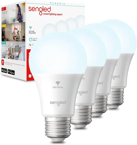 Miniatura 9 de Sengled - Focos inteligentes, focos WiFi equivalentes a 100 W, focos inteligentes de alta luminosidad de 1500 lm que funcionan con Alexa y Google
