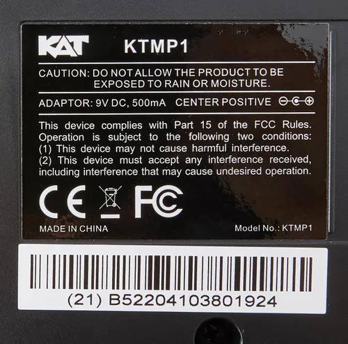 Miniatura 5 de Kat Percussion KTMP1 - Módulo de sonido electrónico para tambor y almohadilla de percusión, color negro