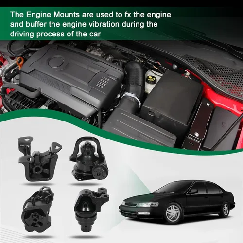 Miniatura 6 de SCITOO Juego de soportes Trans de montaje de motor para 1994-1997 para H-onda Accord A6528