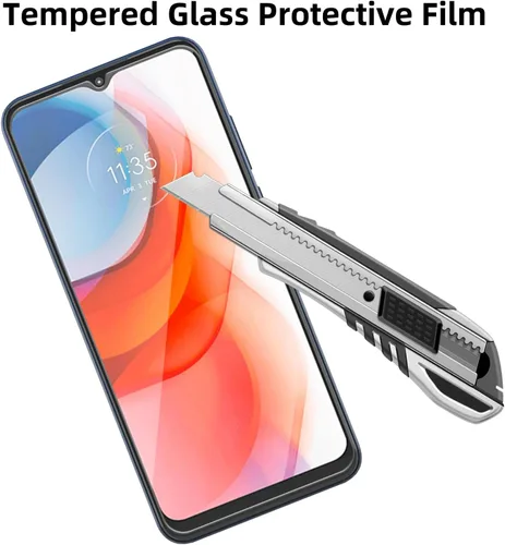 Miniatura 3 de Paquete de 4 protectores de pantalla de vidrio compatibles con Motorola Moto G Play (2021) / XT2093 [dureza 9H], vidrio templado de pantalla HD