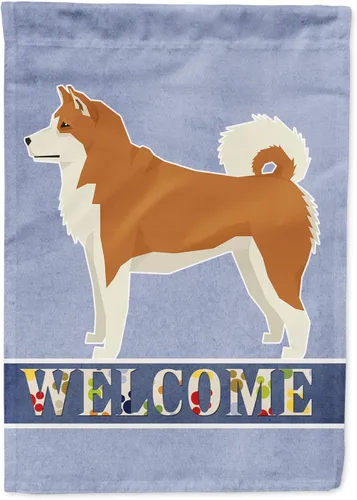 Miniatura 63 de Caroline's Treasures CK3704GF Bandera de jardín de bienvenida de Akita Shepherd Black and Tan - Bandera decorativa para patio exterior, patio