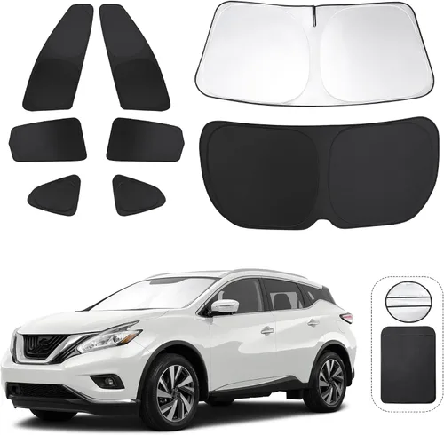 Miniatura 44 de TINGLU Parasoles para Ventanas para Mazda 3 2019-2026 Accesorios Coche Ventanas Laterales Completas Parabrisas Triangular Trasero Protector Solar