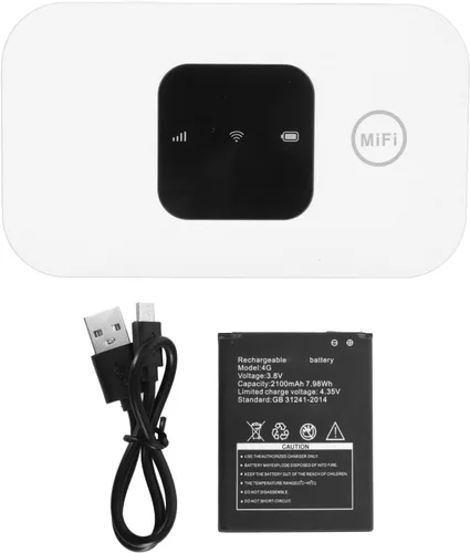 Miniatura 7 de Hotspot móvil 4G LTE, enrutador portátil con ranura para tarjeta SIM, WiFi de bolsillo de alta velocidad para viajes de oficina de negocios, soporta