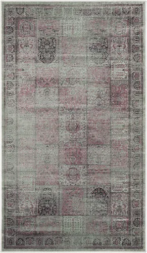 Miniatura 18 de SAFAVIEH Vintage Collection - Alfombra de pasillo de 2 pies 2 pulgadas x 6 pies, morado y fucsia, viscosa, diseño oriental envejecido