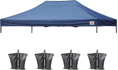 Miniatura 34 de ABCCANOPY - Toldo de repuesto para carpa desplegable (10x10 pies, beige)
