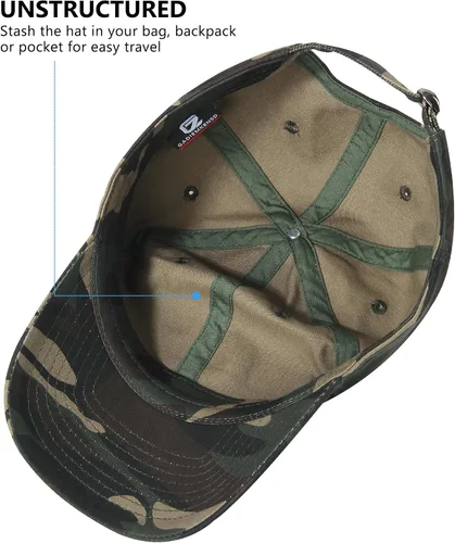 Miniatura 8 de GADIEMKENSD Unstructured Baseball Cap Adjustable, Running Hat for Men Women, Cotton Dad Hat Plain for Outdoors Activities