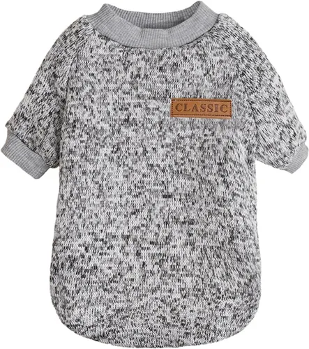 Miniatura 5 de Jecikelon Ropa para Perros Suéter para Perros Ropa Suave para Cachorros Ropa de Invierno Suéteres para Cachorros Atuendo Cálido para Perros Pequeños