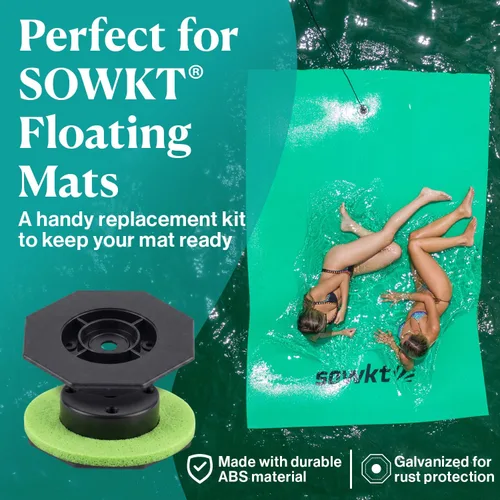 Miniatura 4 de SOWKT Accesorios para tapetes flotantes (kit de ojales)