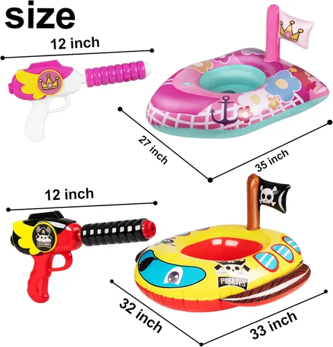 Miniatura 5 de 10Leccion Flotadores de piscina para niños pequeños de 3 a 8 años, divertidos juguetes acuáticos de verano