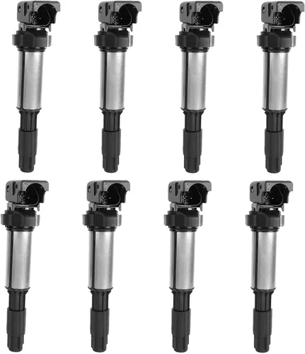 Juego de 8 bobinas de encendido para 4.4L 4.8L V8 BMW X5 650i 645Ci 550i 545i 750i 745i 750Li 745Li 745Li Z4 2002 2003 2004 2005 2006 2007 2007 2007