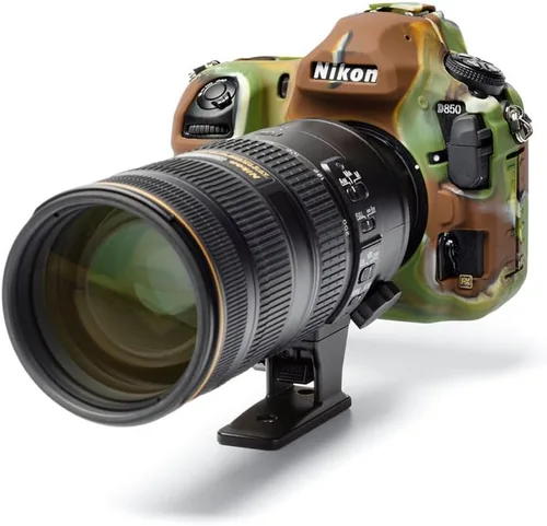 easyCover Funda de silicona para cámara Nikon D850, camuflaje
