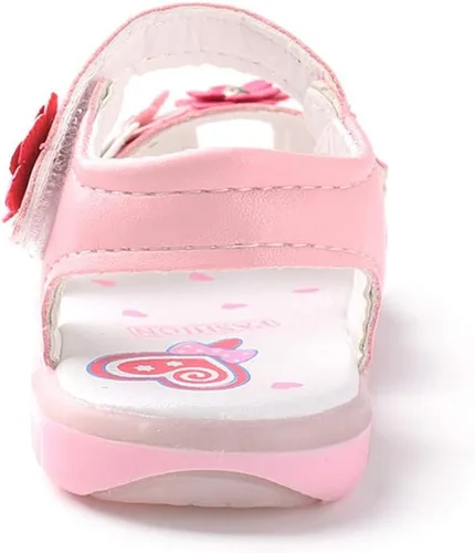 Miniatura 6 de POLG Sandalias con luz LED para bebés y niños pequeños, zapatos casuales para niños de 1 a 6 años, sandalias deportivas luminosas para correr