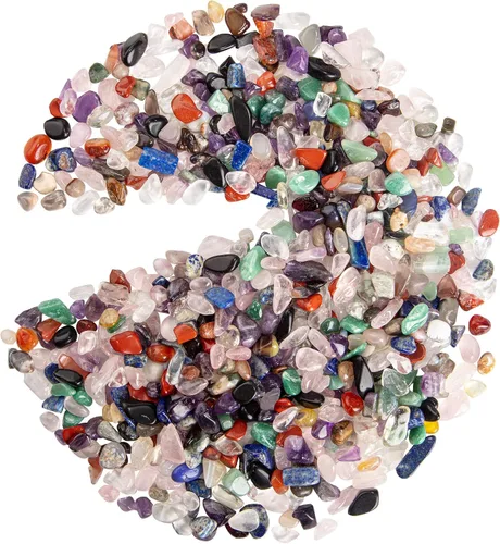 Miniatura 12 de Piedras de amatista de cristal triturado de cuarzo de forma irregular para el hogar, piedras decorativas para el hogar, jarrones, plantas