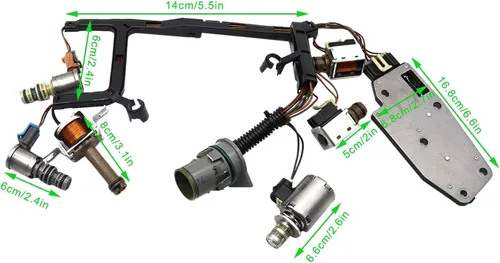 Miniatura 3 de FZJDSD Kit de solenoide maestro de transmisión 4L60E 4L65E compatible con Chevy Cadillac GMC EPC Shift TCC 3-2 PWM 1993-2006