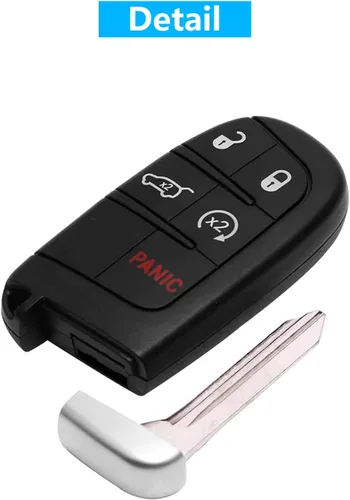 Miniatura 5 de M3N-40821302 433 Mhz 5 botones de entrada remota sin llave para Jeep Grand Cherokee 2014-2021 Reemplazo 68143505AA 68143505AB 68143505AB 68143505AC