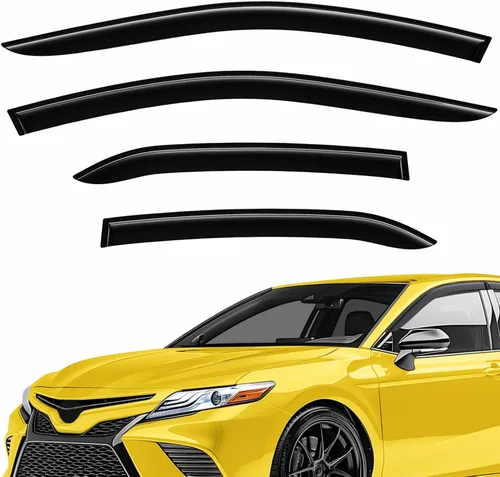 Miniatura 12 de Deflectores de ventana extra duraderos, viseras de ventana con cinta adhesiva, protectores de lluvia para Mazda CX-5 2017-2026, viseras solares