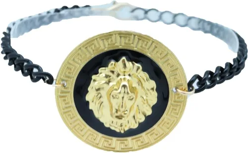 Miniatura 3 de Trendy Fashion Jewelry Pulsera de metal negro con cadena de botas occidentales para mujer, pulsera de tobillo grande león dorado para zapatos, Metal