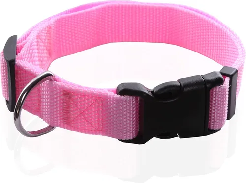Miniatura 8 de Collar ajustable de nailon para perro, collar para mascotas de 1 pulgada, 3/4 pulgadas, 5/8 pulgadas de ancho, para perros grandes, medianos