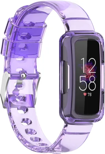 Miniatura 9 de Funda protectora con correas compatibles con Fitbit Luxe/Inspire 2/Inspire/Inspire hr/Ace 2/Ace 3, bonita correa de reloj suave para hombres