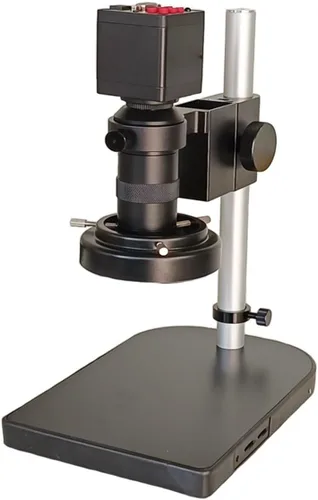 Miniatura 3 de Kit de accesorios para microscopio negro 20MP 1080P cámara de microscopio digital con lente de montaje C 130X diapositivas de microscopio industrial