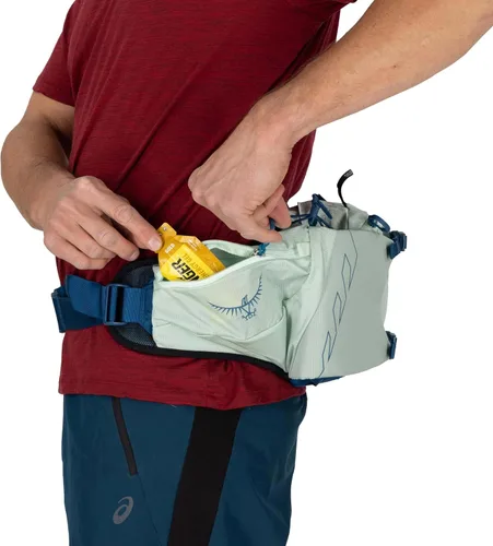 Miniatura 8 de Osprey Talon 6L Men's Lumbar Hiking Waist Pack - Fanny Pack with Water Bottle Holders Negro/Gris Carbón