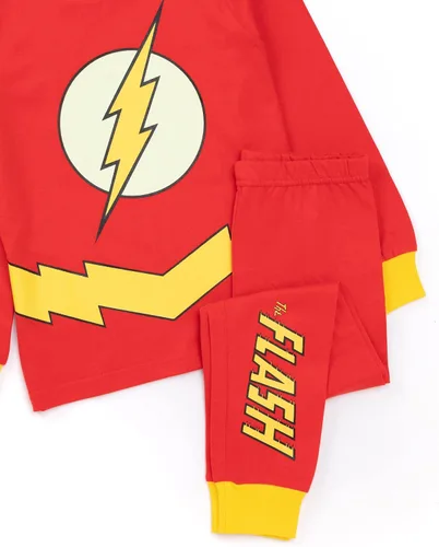 Miniatura 5 de DC Comics The Flash - Pijama para niños que brillan en la oscuridad