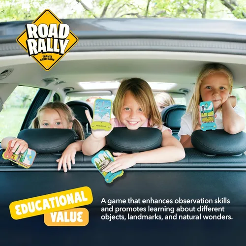 Miniatura 4 de Mini Explorer Road Rally Travel Scavenger Hunt - Juego de cartas para niños – Viaje por carretera, juegos de coches y actividades imprescindibles