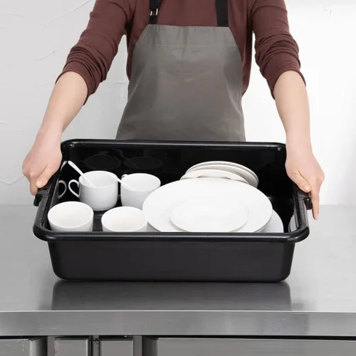 Miniatura 7 de Restaurantware -Solo bañera: RW Clean 21.25 pulgadas x 15.7 pulgadas bañera de autobús, 1 caja de autobús regular - Tapa se vende por separado