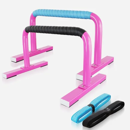 Paraletas de entrenamiento de fuerza, barras de flexión, asas de flexiones, equipo de calistenia para entrenamiento en casa, barras de gimnasia