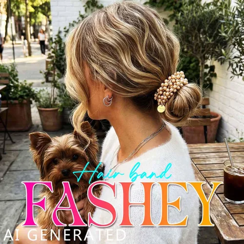 Miniatura 5 de Fashey Coleteros de perlas para el cabello, accesorios para el cabello para mujer