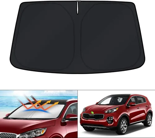 Miniatura 118 de KUST Parasol para parabrisas para Hyundai Tucson 2016-2021 (no para Tucson 2022), accesorios protectores solares de ventana, protector solar