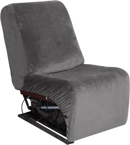 Miniatura 16 de Jonuiony Fundas para sofá reclinable de 5 plazas, funda para sofá reclinable en forma de U, fundas elásticas de terciopelo para sofá modular para 5