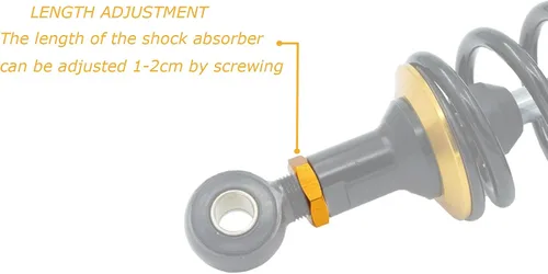 Miniatura 3 de Amortiguador de aire trasero universal de 320mm para motocicleta para Honda, Kawasaki, Suzuki, Yamaha, Go Kart, Scooters Sport Street Bike