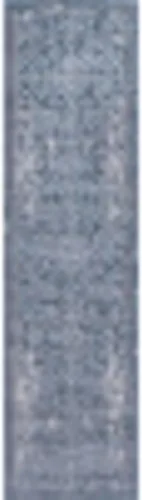 Miniatura 4 de Unique Loom Portland Collection - Alfombra Albany (2 pies 2 pulgadas x 8 pies, color azul/gris)